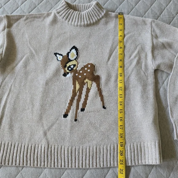 Disney Parks Bambi Jumper Sweater Size Small - Picture 9 of 9